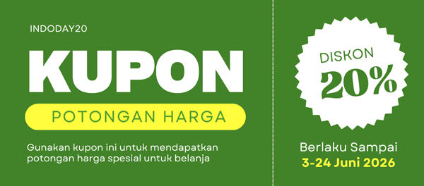INDODAY20 – Diskon s.d 20 Ribu